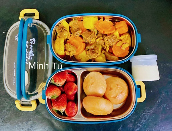 Cô gái Phú Thọ đảm đang chăm chồng, thực đơn hộp cơm mùa dịch ông xã mang đi làm ngon hết nước chấm-20