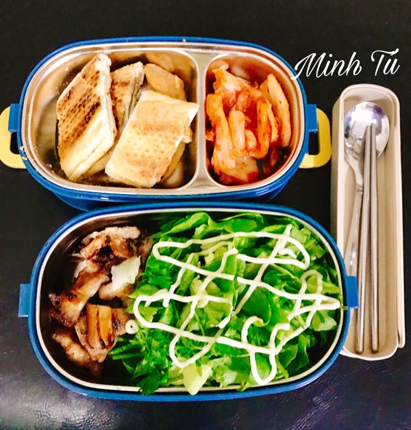 Cô gái Phú Thọ đảm đang chăm chồng, thực đơn hộp cơm mùa dịch ông xã mang đi làm ngon hết nước chấm-21