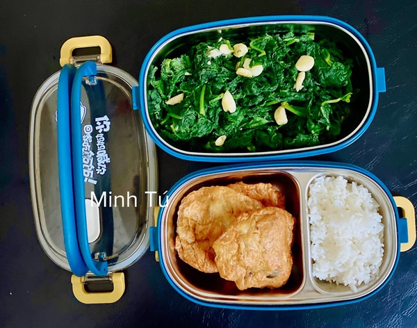 Cô gái Phú Thọ đảm đang chăm chồng, thực đơn hộp cơm mùa dịch ông xã mang đi làm ngon hết nước chấm-24