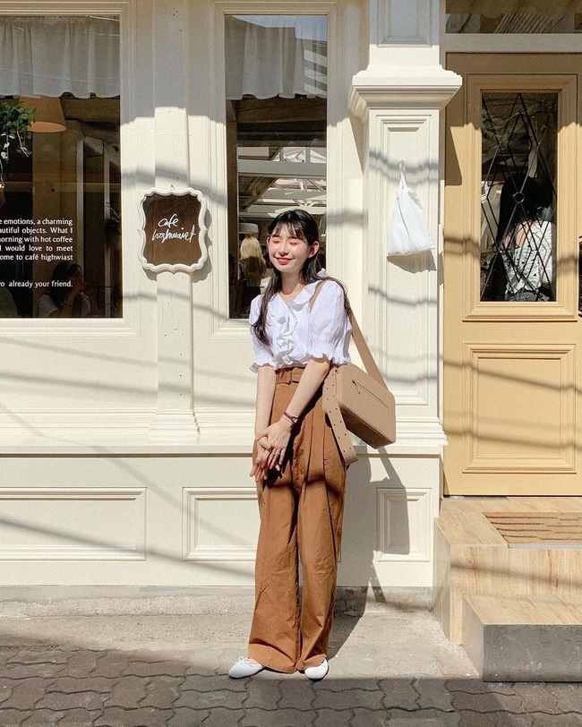 Ai cũng biết gam màu nâu cực tôn da, ngắm hội gái Hàn diện đồ chỉ muốn sắm ngay vài bộ-8