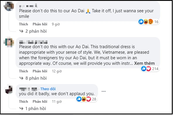 Cộng đồng mạng Việt lẫn quốc tế tràn vào facebook cô gái người nước ngoài mặc áo dài chụp ảnh nhạy cảm ở Hội An-3