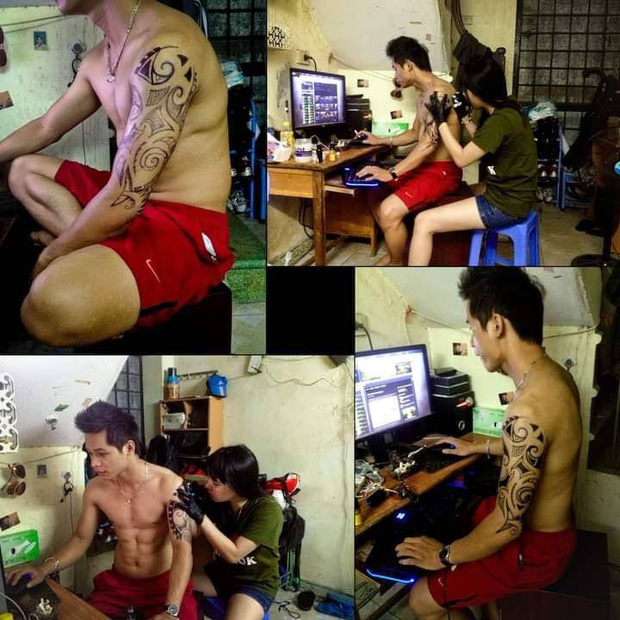 Bất ngờ với hình ảnh xăm trổ hổ báo của Độ Mixi trong quá khứ, lấy vợ xong lột xác” 180 độ là đây!-1