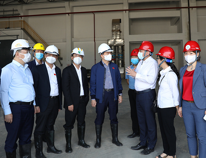 Giám sát chuyên đề tình hình tổ chức thực hiện xử lý chất thải rắn sinh hoạt tại Khu liên hợp xử lý chất thải Nam Sơn-1