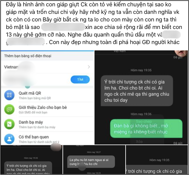 Bị chính thất tìm đến dằn mặt do ngoại tình, tiểu tam nhắn tin ngông cuồng: Chơi cho biết ai ngờ chồng chị mê quá nên em phải chiều-1