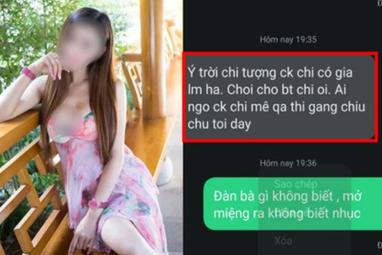 Bị chính thất tìm đến dằn mặt do ngoại tình, tiểu tam nhắn tin ngông cuồng: 