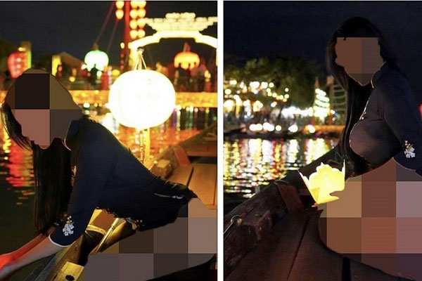 Phẫn nộ: Nữ du khách hở bạo ở Hội An tiếp tục đăng ảnh tạo dáng phản cảm với cà phê Việt Nam-2