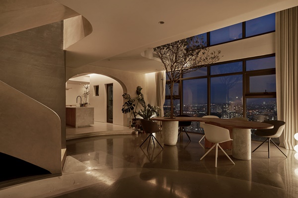 Căn hộ penthouses 230m2 của chàng trai 30 tuổi sang xịn,&nbsp;view làm việc siêu đẹp không kém gì quán cà phê-1