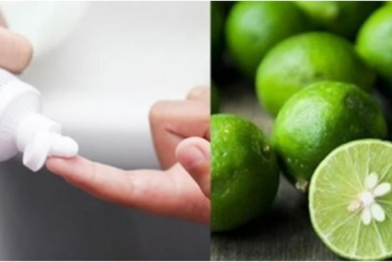 Kết hợp kem đánh răng và chanh bạn sẽ bất ngờ về hiệu quả chúng mang lại