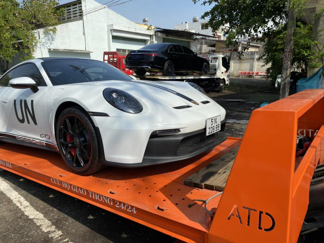 Đại gia cà phê Trung Nguyên sắm Porsche 911 GT3 2022 giống của Nguyễn Quốc Cường, vừa nhận xe đã gắn một chi tiết nhận diện-2