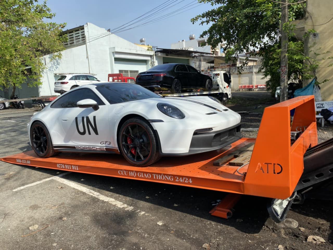 Đại gia cà phê Trung Nguyên sắm Porsche 911 GT3 2022 giống của Nguyễn Quốc Cường, vừa nhận xe đã gắn một chi tiết nhận diện-1