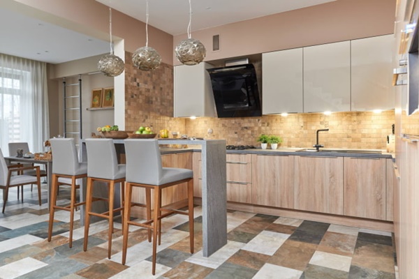 Cách bố trí hợp lý ánh sáng giúp&nbsp;không gian nhà bếp thêm ấm cúng-3