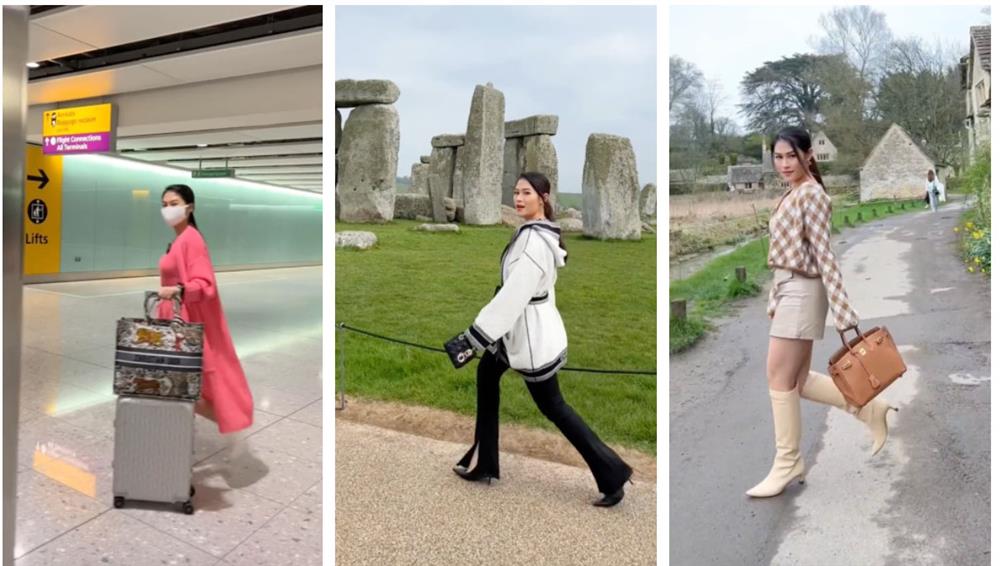 Con gái Chủ tịch HĐQT Hải Vương Group dát đồ hiệu từ đầu đến chân ở châu Âu vẫn bị chê giàu chứ không sang-1