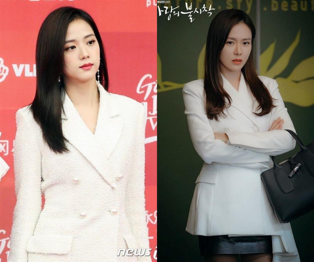 Chênh lệch 13 tuổi, Son Ye Jin vẫn trẻ trung ăn đứt Jisoo (BLACKPINK) khi theo cùng 1 style?-6