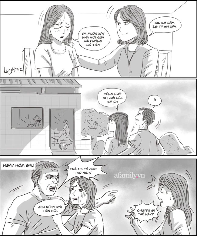 Vừa nói ý định xây nhà mới, chị gái đã đưa tôi 1,5 tỷ, chỉ không ngờ số tiền đó lại bắt đầu chuỗi ngày bi kịch-1