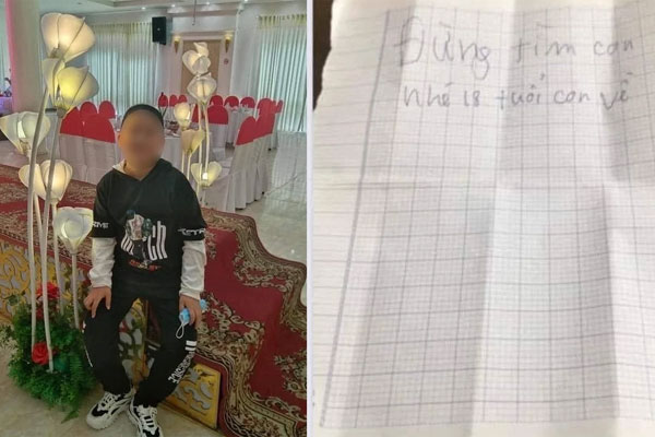 Bé trai lớp 6 bỏ nhà đi, để lại thư Đừng tìm con: Gia đình nhận tin bất ngờ sau 1 ngày-1