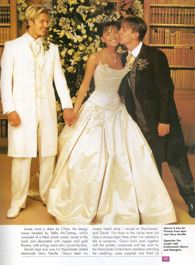 Nhìn lại đám cưới 18 tỷ của David và Victoria Beckham ở lâu đài: Cô dâu chú rể lên đồ như cổ tích, xúc động nhất ảnh bế Brooklyn bé tí-8
