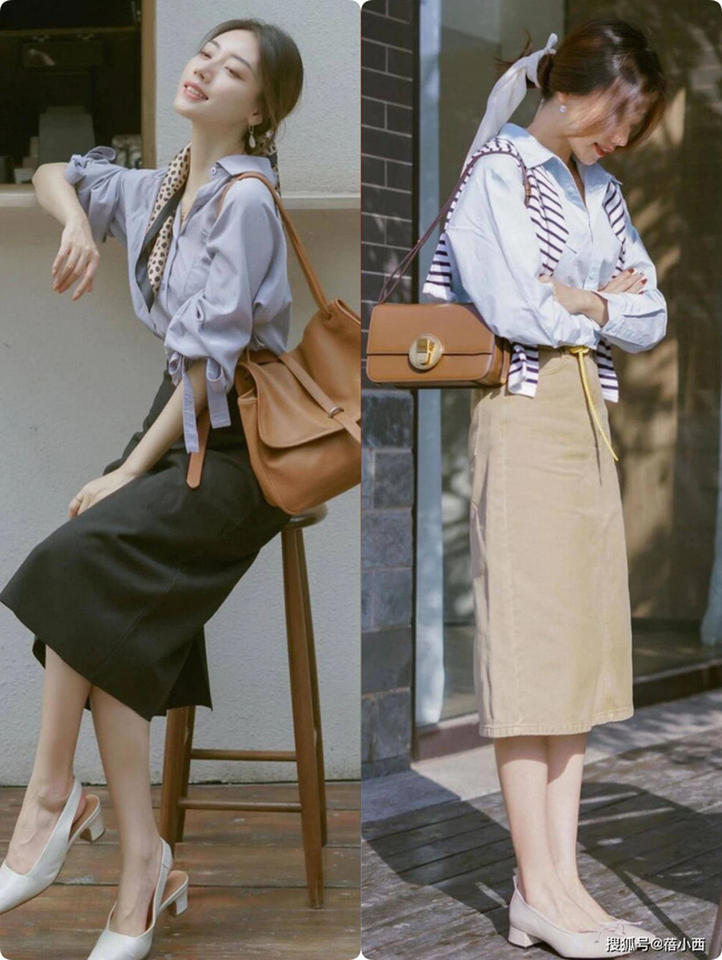 6 chiêu mix sơ mi sang chảnh, hack tuổi đỉnh cao mà nàng ngoài 30 có thể diện đến công sở-1