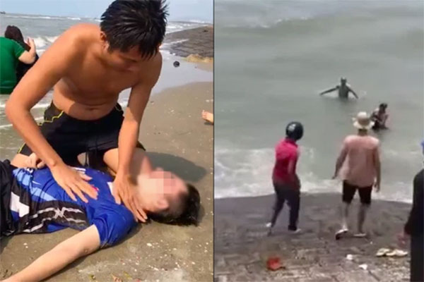 Nạn nhân đuối nước ở Vũng Tàu qua cơn nguy kịch-2