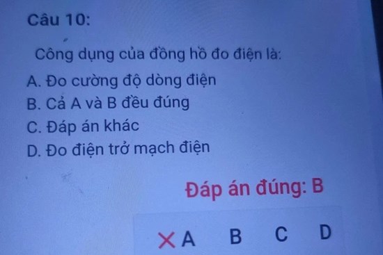 Nhìn câu hỏi môn Công nghệ, học trò 