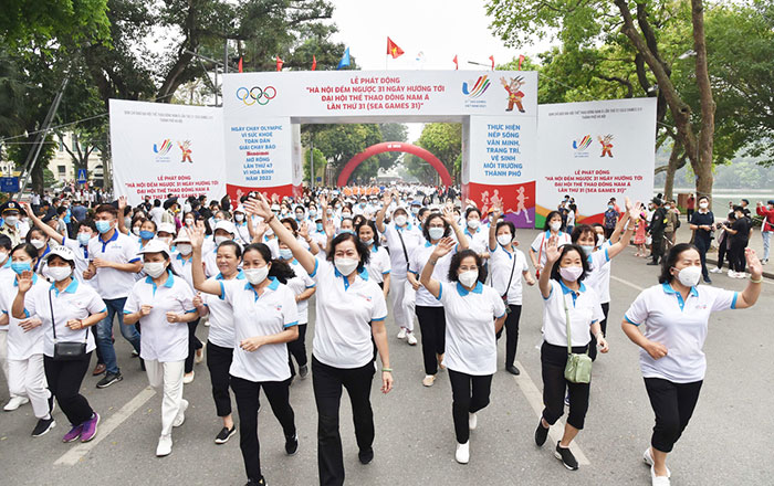 Phát động Hà Nội đếm ngược 31 ngày hướng tới SEA Games 31-7