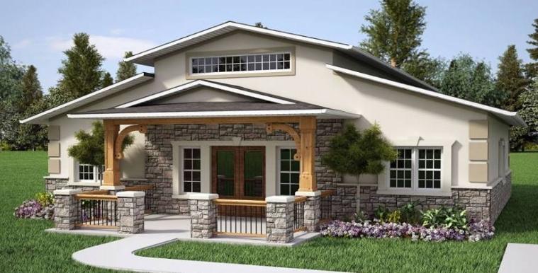 Mê mẩn những mẫu nhà cấp 4 độc lạ nhìn muốn xây ngay-7