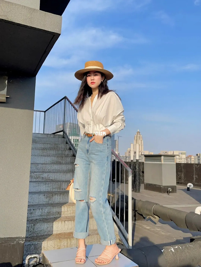 Street style Châu Á: Loạt quý cô diện đồ đơn giản nhưng nhìn vẫn đẹp không rời mắt-5