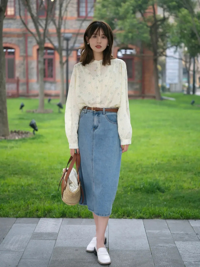 Street style Châu Á: Loạt quý cô diện đồ đơn giản nhưng nhìn vẫn đẹp không rời mắt-7