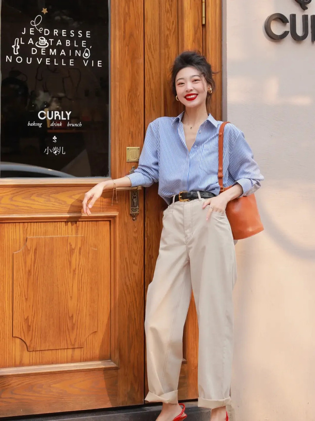 Street style Châu Á: Loạt quý cô diện đồ đơn giản nhưng nhìn vẫn đẹp không rời mắt-8