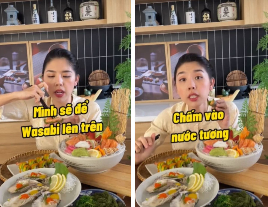 Cô gái hướng dẫn ăn sashimi sao cho đúng cách khiến cộng đồng mạng tranh cãi tôi ở Nhật 5 năm chưa gặp trường hợp nào thế này”?-2