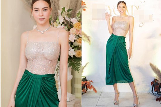Hồ Ngọc Hà gây lú với chiếc áo tàng hình khoe trọn vòng 1