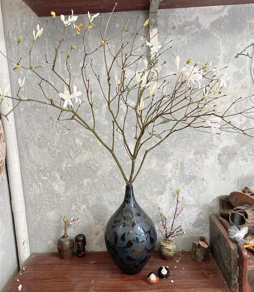 Thú chơi hoa củi khô” Tây Bắc lại rộ loại mới, nụ hoa phớt hồng nở ra trắng muốt hút chị em lùng mua-10