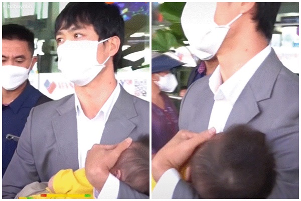 Phát hiện bị quay lén khi đi cổ vũ Công Phượng, Viên Minh liền có một hành động nhỏ nhưng được khen quá tinh tế!-3