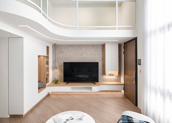 Tận dụng chiều cao thiết kế không gian sống thoáng đãng, giếng trời đón ánh nắng ấm ấp&nbsp;cả&nbsp;4 mùa-6