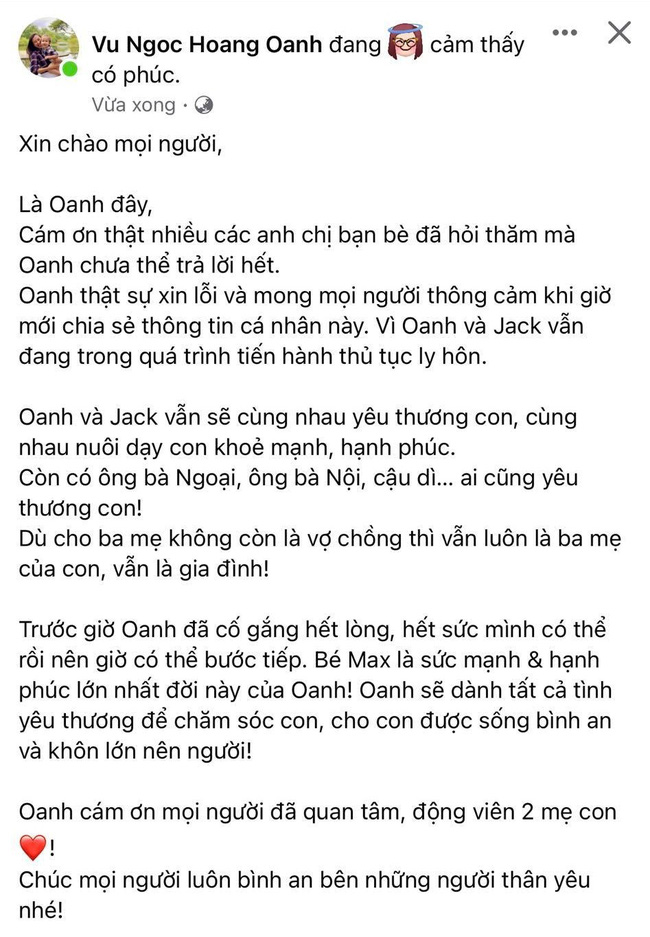 Trước khi ly hôn, Hoàng Oanh từng cố gắng làm việc này để níu giữ nhưng không thành-1