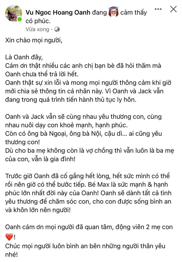 Chồng cũ đăng bài ẩn ý nhưng lại vội quay xe, liệu có liên quan đến Hoàng Oanh?-3