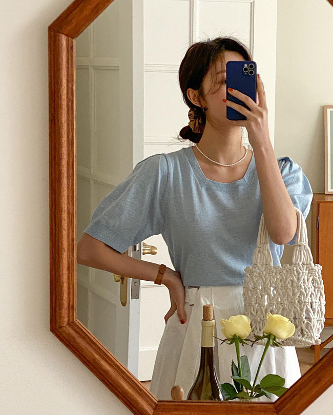 Búi tóc thì bạn nên mặc 13 kiểu trang phục này, gặp ai cũng sẽ được khen sang chảnh sành điệu-12