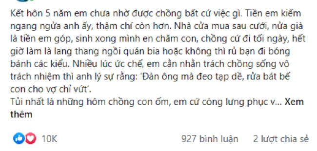 Mua dừa về hạ sốt bị chồng mắng ăn hoang, vợ im lặng không đáp nhưng hành động sau đó của cô mới khiến anh tái mặt-1