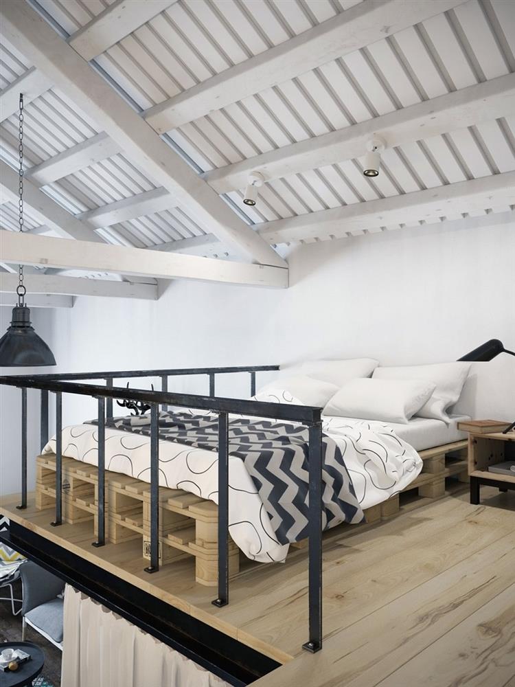 Căn hộ 25m² với gác xép được thiết kế thông minh và ấn tượng-6
