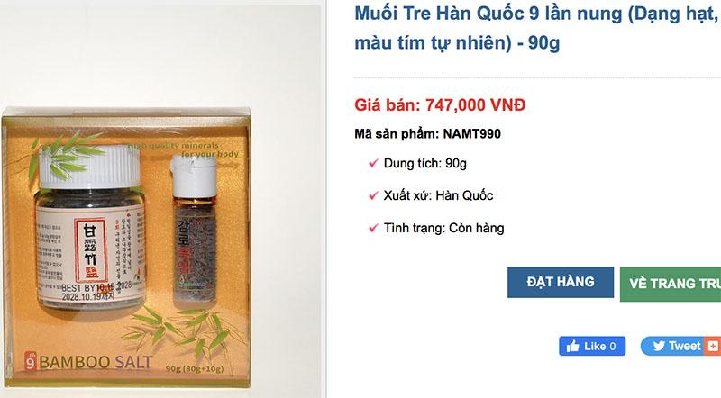 Nung 9 lần trong lửa 1.500 độ C, muối tre giá đắt khét 8,3 triệu đồng/kg-3