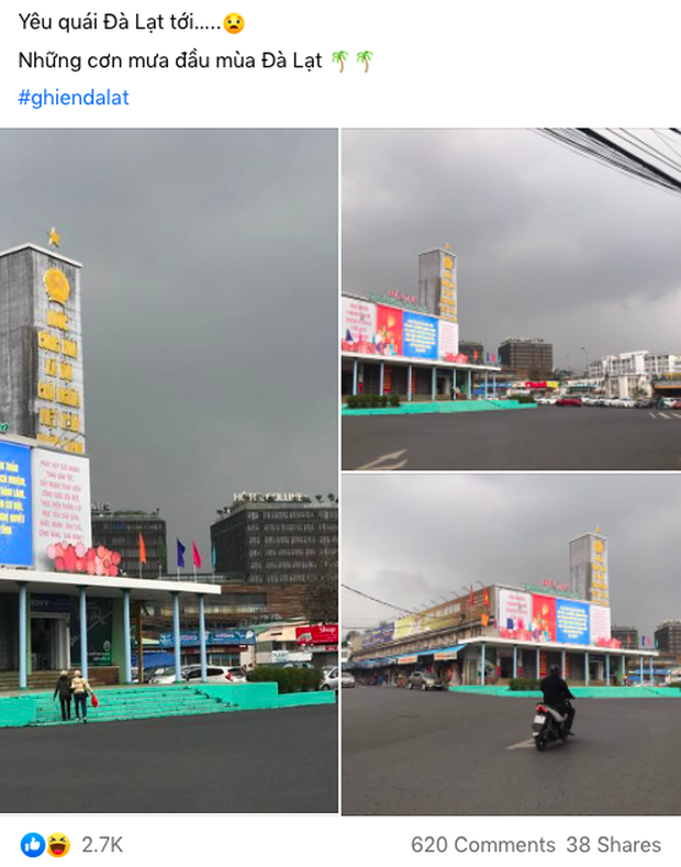 Cảnh tượng đáng báo động ở Đà Lạt sau cơn mưa lớn đầu mùa: Nước cuốn như lũ, có cả mưa đá bể trời!-1