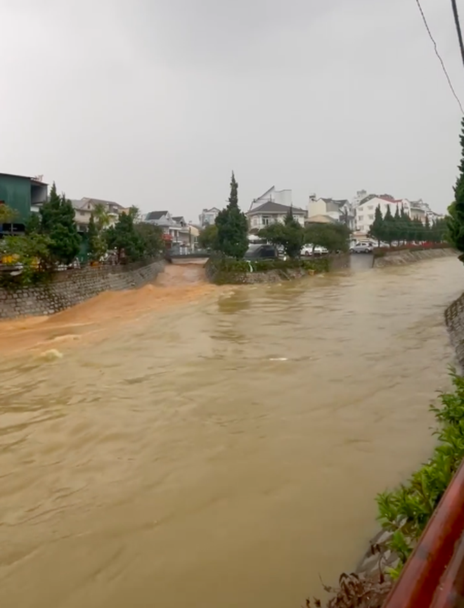 Cảnh tượng đáng báo động ở Đà Lạt sau cơn mưa lớn đầu mùa: Nước cuốn như lũ, có cả mưa đá bể trời!-3