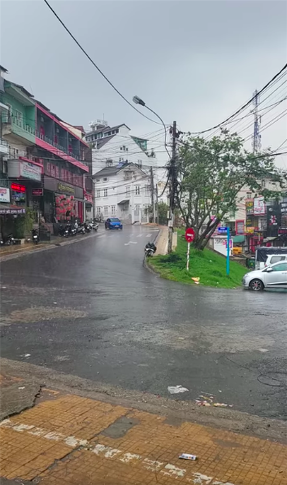 Cảnh tượng đáng báo động ở Đà Lạt sau cơn mưa lớn đầu mùa: Nước cuốn như lũ, có cả mưa đá bể trời!-5