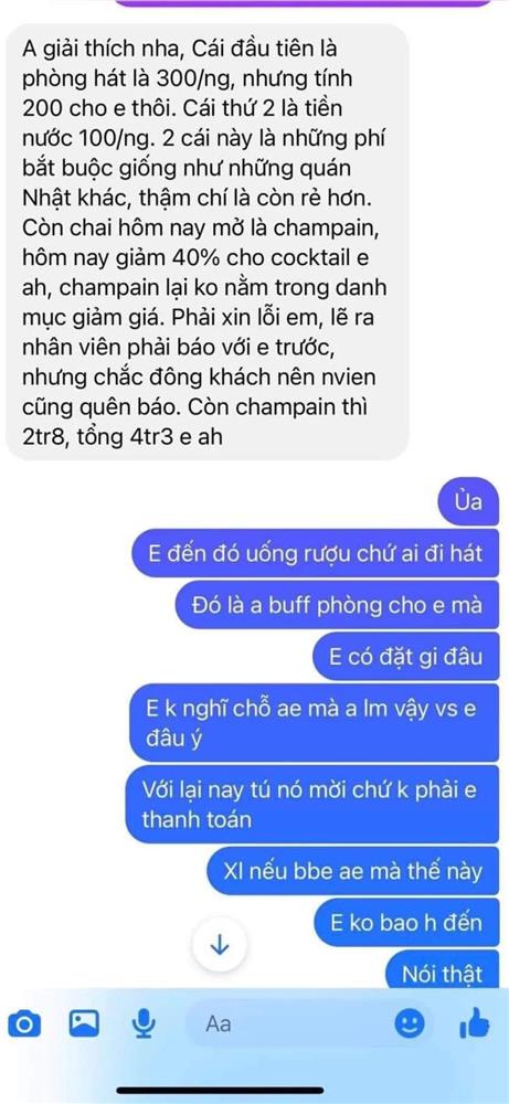 Cô gái được bạn mời qua khai trương, ngồi chưa được 20 phút bị dí cái bill 5 triệu gây tranh cãi cực căng” trên mạng xã hội-3
