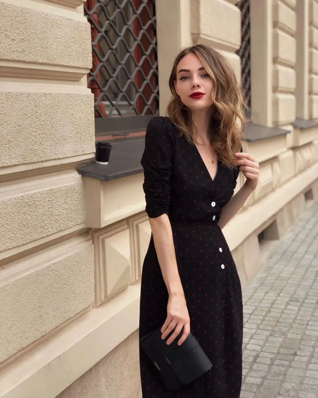 2 kiểu váy liền che eo thô bụng mỡ, cứ mặc lên là thon gọn mà nàng 30+ không thể làm ngơ-4