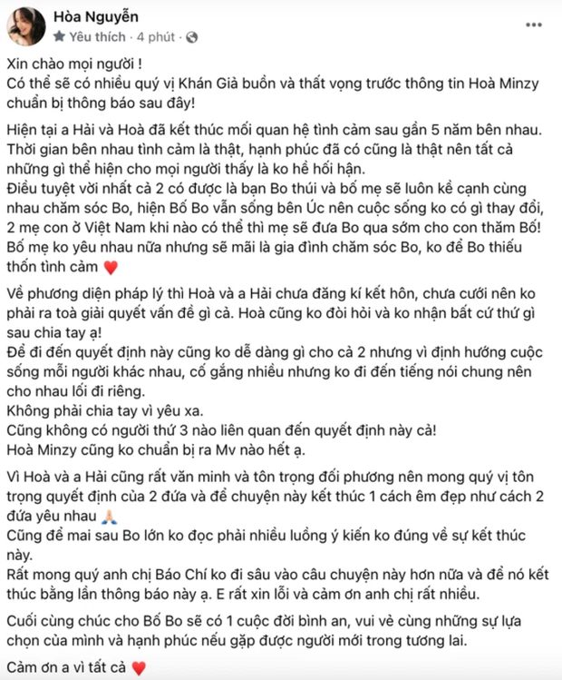 Chưa tới nửa năm mà Vbiz chứng kiến loạt đôi tan vỡ: Hoà Minzy chia tay thiếu gia Minh Hải, 1 Á hậu gây tiếc nuối?-3