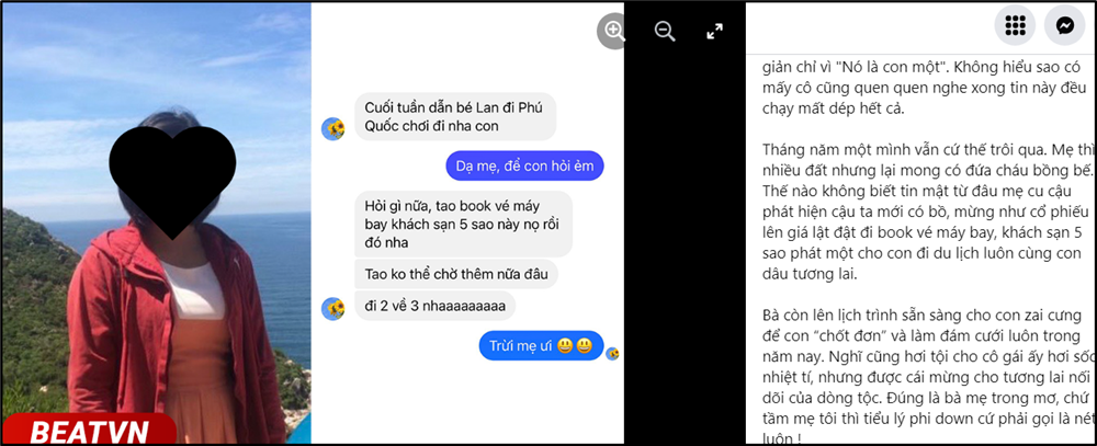 Sợ tuột mất con dâu, mẹ chồng đặt cả khách sạn 5 sao, giục con trai 32 tuổi đi du lịch Phú Quốc nhưng ngã ngửa nhất vẫn là lời nhắn nhủ đính kèm!-1