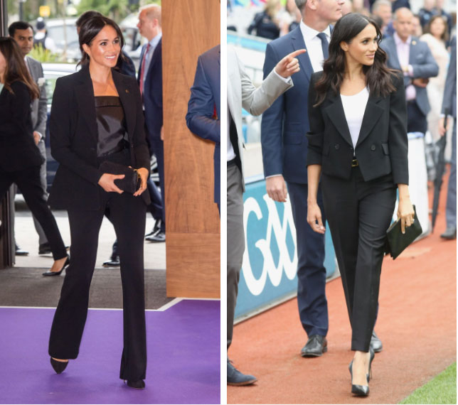 Bộ suit mới toanh của Meghan Markle đang gây bão: Nhìn đẳng cấp hơn thời ở Hoàng gia Anh bao nhiêu!-4