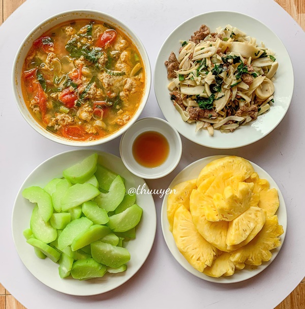 Cô nàng 9x gợi ý mâm cơm ngày hè hấp dẫn, trời nắng nóng đến mấy nhìn là muốn ăn-1