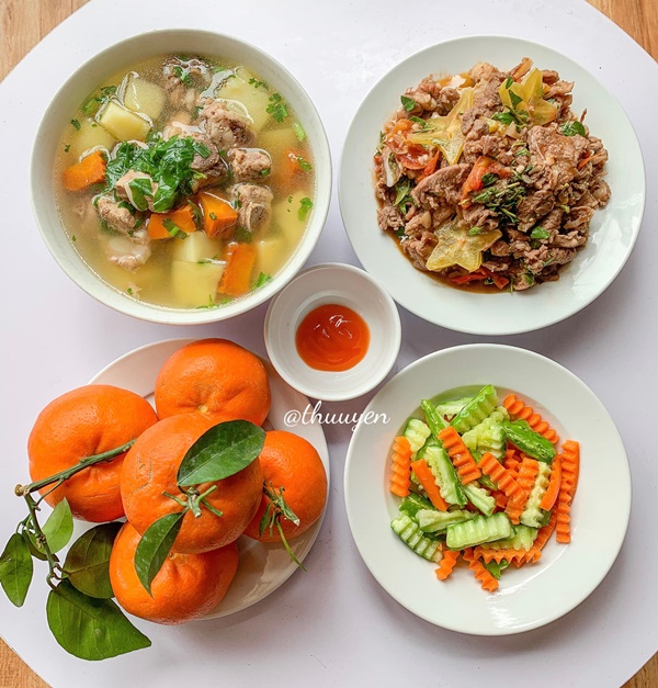 Cô nàng 9x gợi ý mâm cơm ngày hè hấp dẫn, trời nắng nóng đến mấy nhìn là muốn ăn-4