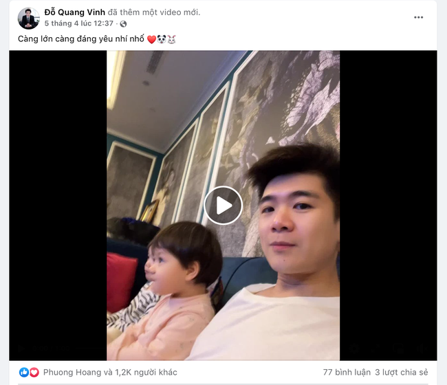 Thiếu gia Đỗ Quang Vinh gây sốt khi cứ mỗi tuần thả nhẹ một chiếc ảnh và câu quote thể hiện tình cha con-6